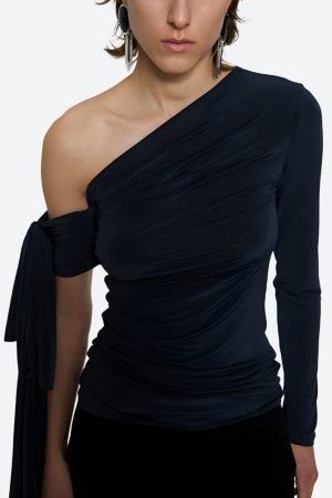 Quick Outfits, Modest Fashion Outfits Ideas Tie Shoulder Top