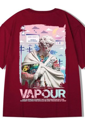 Quick Outfits, Modest Fashion Outfits Ideas Vapour Aesthetic Tee