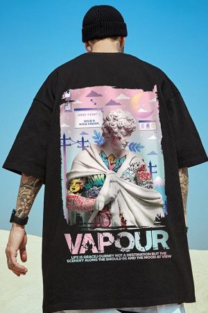 Quick Outfits, Modest Fashion Outfits Ideas Vapour Aesthetic Tee