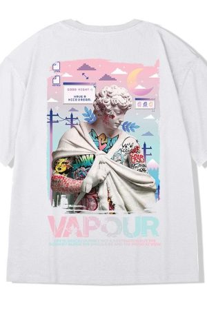 Quick Outfits, Modest Fashion Outfits Ideas Vapour Aesthetic Tee
