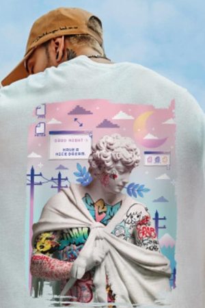 Quick Outfits, Modest Fashion Outfits Ideas Vapour Aesthetic Tee