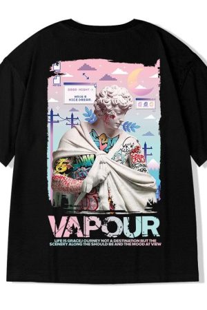 Quick Outfits, Modest Fashion Outfits Ideas Vapour Aesthetic Tee