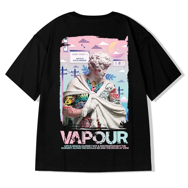 Quick Outfits, Modest Fashion Outfits Ideas Vapour Aesthetic Tee Quick Outfits, Modest Fashion Outfits Ideas Vapour Aesthetic Tee