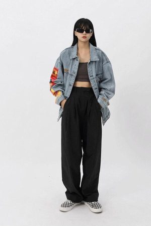 Quick Outfits, Modest Fashion Outfits Ideas Vincent Van Gogh Denim Jacket