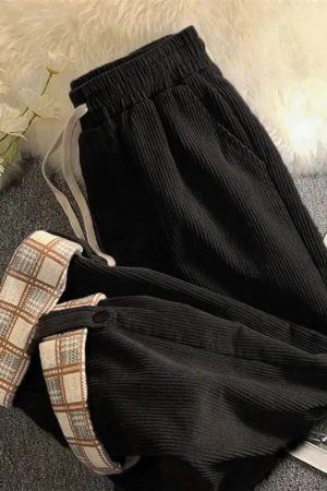 Quick Outfits, Modest Fashion Outfits Ideas Vintage Drawstring Corduroy Pants