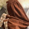 Quick Outfits, Modest Fashion Outfits Ideas Vintage Drawstring Corduroy Pants