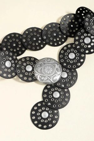 Quick Outfits, Modest Fashion Outfits Ideas Vintage Ethnic Floral Buckle Belt