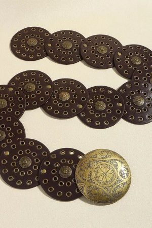 Quick Outfits, Modest Fashion Outfits Ideas Vintage Ethnic Floral Buckle Belt