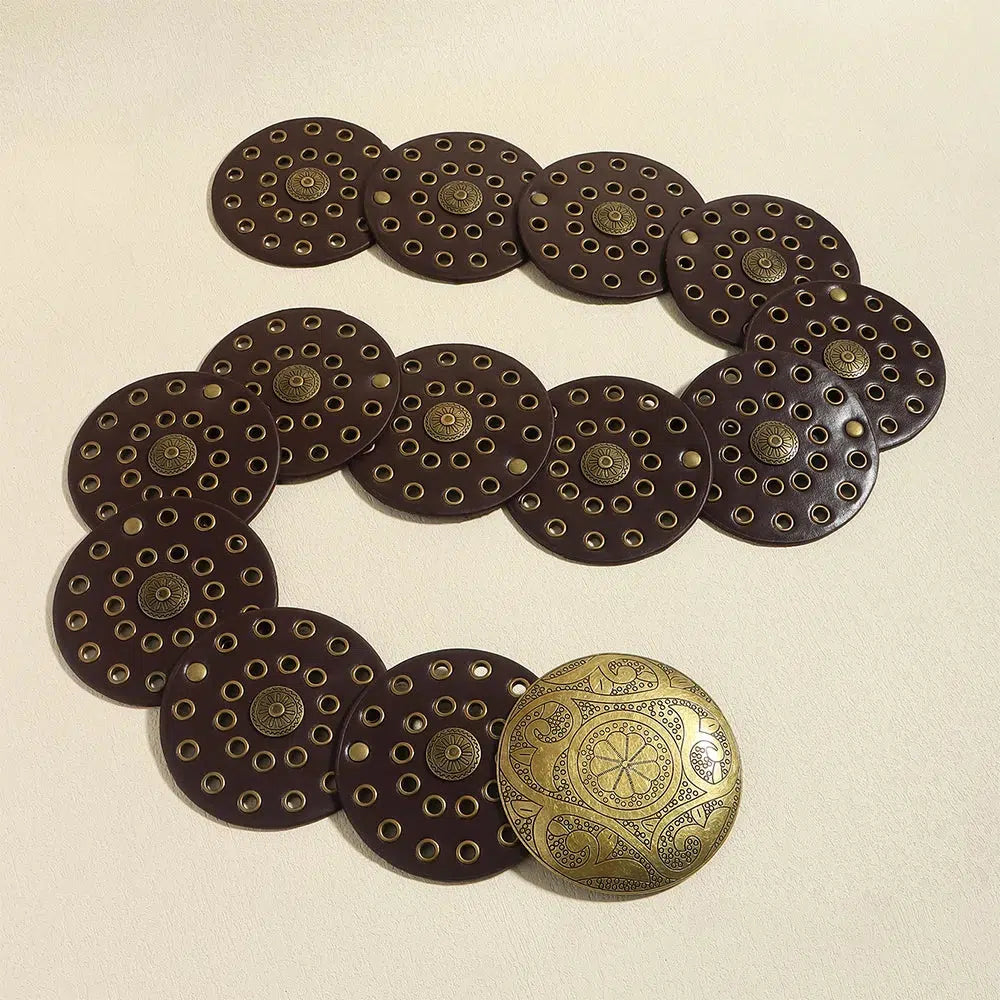 Quick Outfits, Modest Fashion Outfits Ideas Vintage Ethnic Floral Buckle Belt Quick Outfits, Modest Fashion Outfits Ideas Vintage Ethnic Floral Buckle Belt