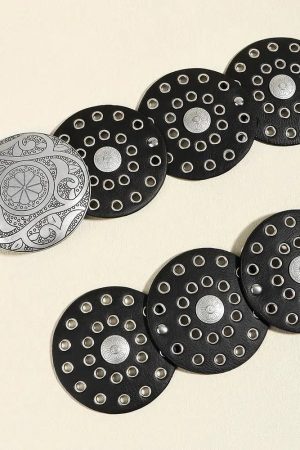 Quick Outfits, Modest Fashion Outfits Ideas Vintage Ethnic Floral Buckle Belt