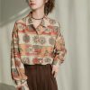 Quick Outfits, Modest Fashion Outfits Ideas Vintage Figured Grandmacore Shirt