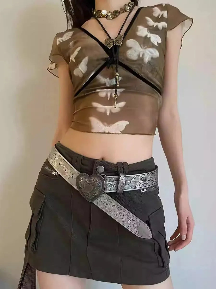 Quick Outfits, Modest Fashion Outfits Ideas Vintage Heart Belt Quick Outfits, Modest Fashion Outfits Ideas Vintage Heart Belt