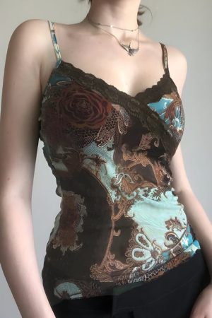 Quick Outfits, Modest Fashion Outfits Ideas Vintage Mesh Top