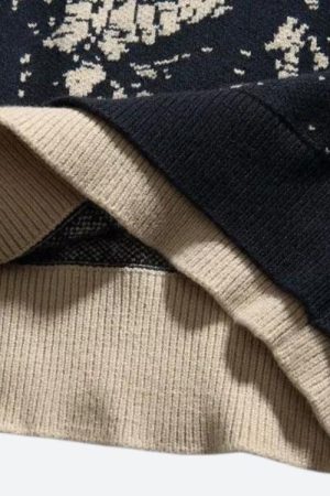 Quick Outfits, Modest Fashion Outfits Ideas Vintage Mountain Knitted Sweater