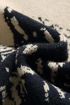 Quick Outfits, Modest Fashion Outfits Ideas Vintage Mountain Knitted Sweater