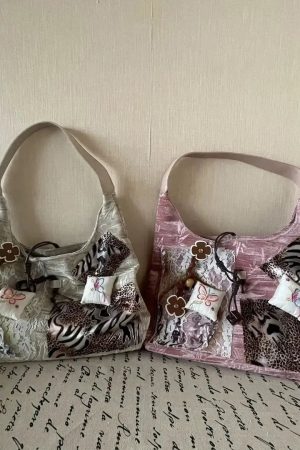 Quick Outfits, Modest Fashion Outfits Ideas Vintage Patchwork Bag