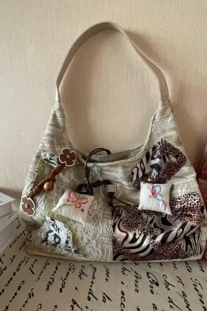 Quick Outfits, Modest Fashion Outfits Ideas Vintage Patchwork Bag