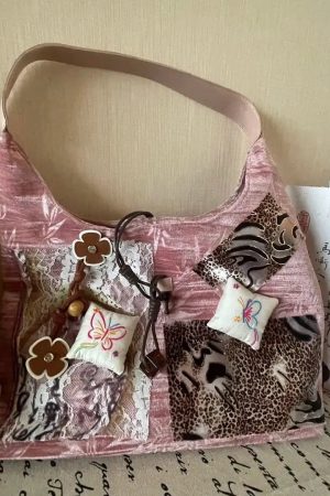 Quick Outfits, Modest Fashion Outfits Ideas Vintage Patchwork Bag