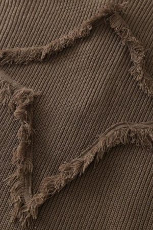 Quick Outfits, Modest Fashion Outfits Ideas Vintage Pockets Tasseled Knitted Cardigan