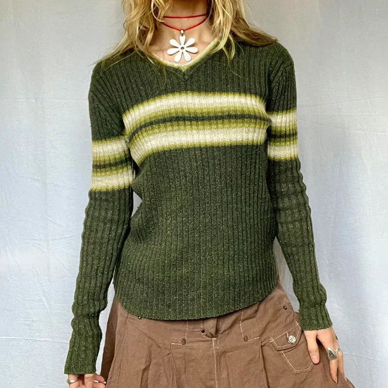 Quick Outfits, Modest Fashion Outfits Ideas Vintage Striped Sweater Quick Outfits, Modest Fashion Outfits Ideas Vintage Striped Sweater