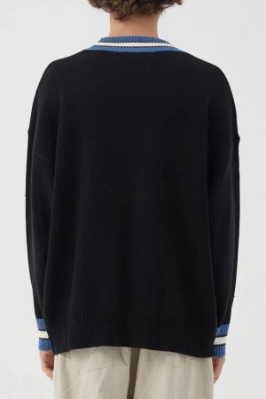 Quick Outfits, Modest Fashion Outfits Ideas Vintage Teddy Embroidered Knitted Sweater