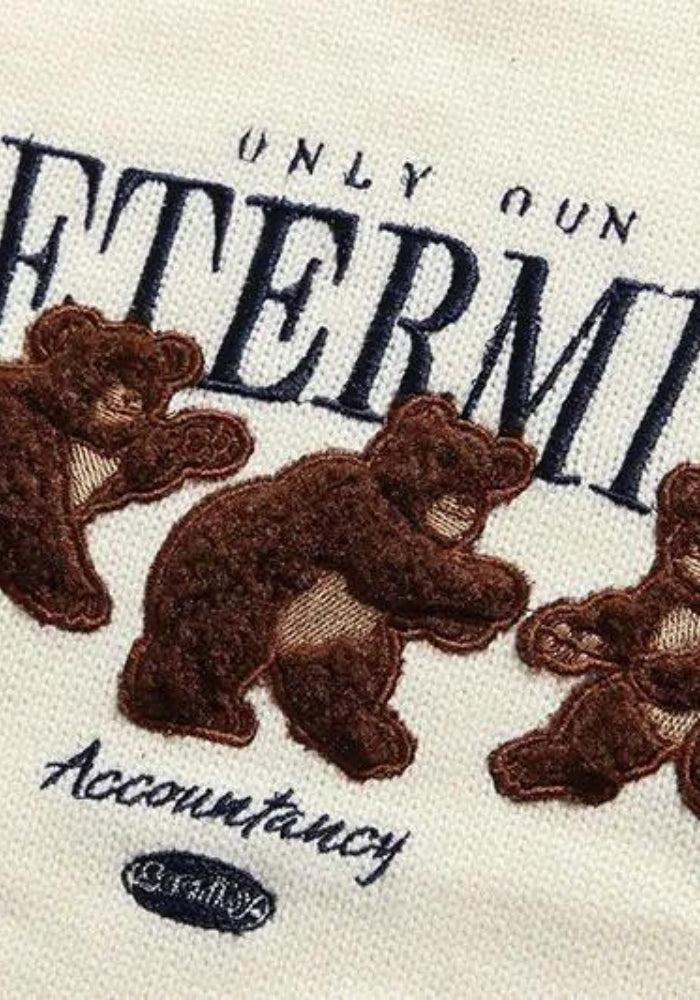 Quick Outfits, Modest Fashion Outfits Ideas Vintage Teddy Embroidered Knitted Sweater Quick Outfits, Modest Fashion Outfits Ideas Vintage Teddy Embroidered Knitted Sweater