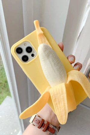 Quick Outfits, Modest Fashion Outfits Ideas Weirdcore Banana Phone Case