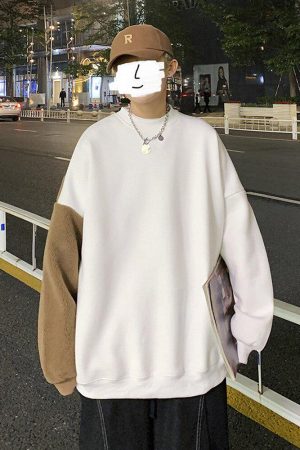 Quick Outfits, Modest Fashion Outfits Ideas Weirdcore Bear Sleeve Sweatshirt