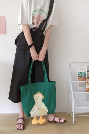 Quick Outfits, Modest Fashion Outfits Ideas Weirdcore Duck Cloth Bag