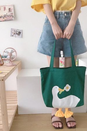 Quick Outfits, Modest Fashion Outfits Ideas Weirdcore Duck Cloth Bag
