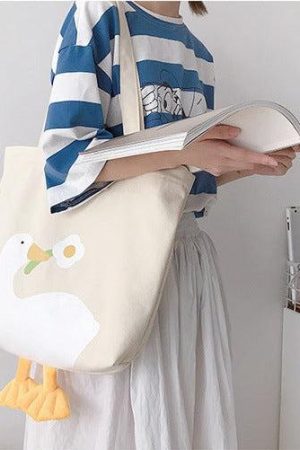 Quick Outfits, Modest Fashion Outfits Ideas Weirdcore Duck Cloth Bag