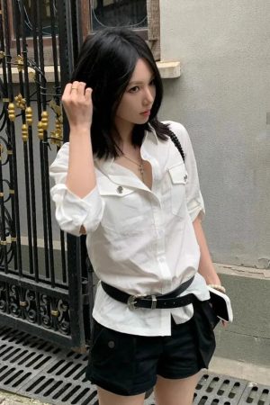 Quick Outfits, Modest Fashion Outfits Ideas White Button Up Shirt