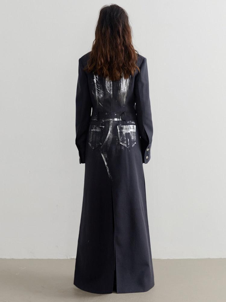 Quick Outfits, Modest Fashion Outfits Ideas White Distressed Long Blazer Quick Outfits, Modest Fashion Outfits Ideas White Distressed Long Blazer