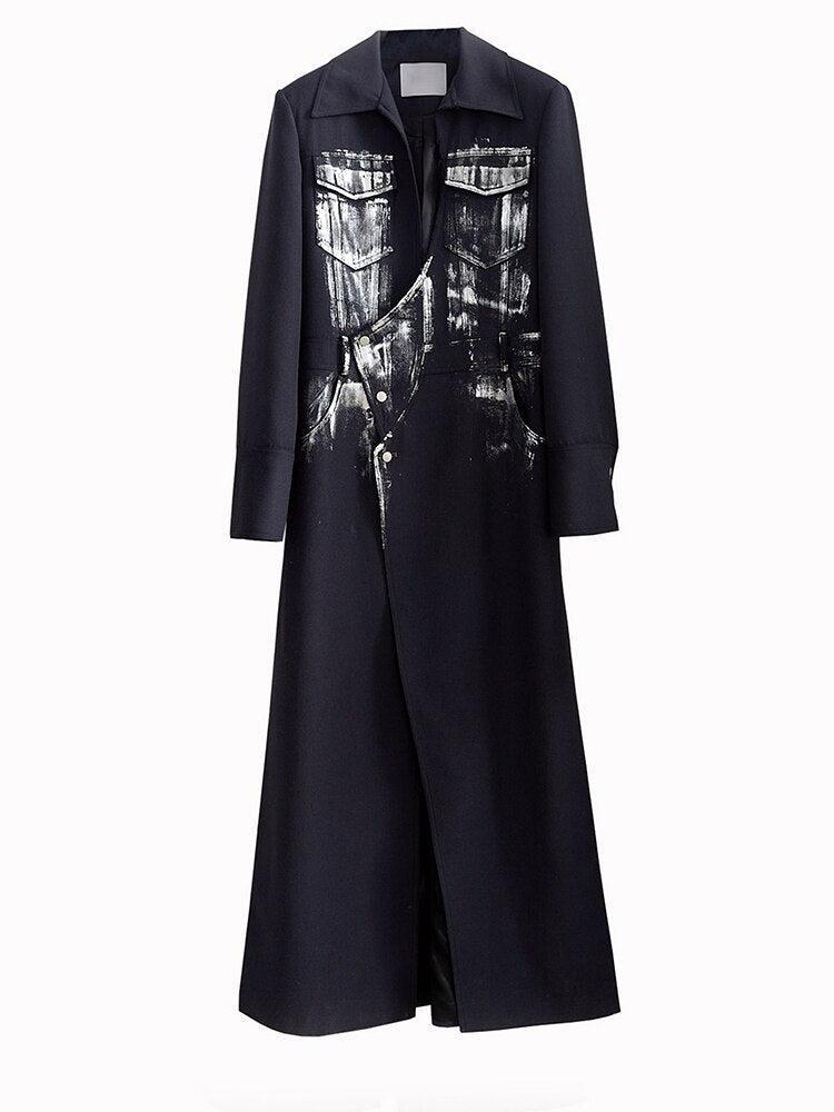 Quick Outfits, Modest Fashion Outfits Ideas White Distressed Long Blazer Quick Outfits, Modest Fashion Outfits Ideas White Distressed Long Blazer