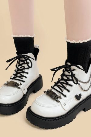 Quick Outfits, Modest Fashion Outfits Ideas White Platform Boots