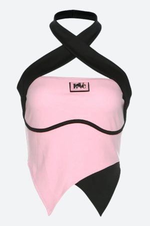 Quick Outfits, Modest Fashion Outfits Ideas Y2K Asymmetric Top