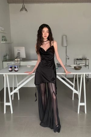 Quick Outfits, Modest Fashion Outfits Ideas Y2K Asymmetric Top & Skirt Pants Two Piece Set