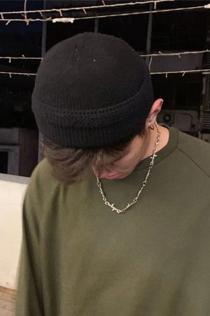 Quick Outfits, Modest Fashion Outfits Ideas Y2K Barbed Wire Necklace