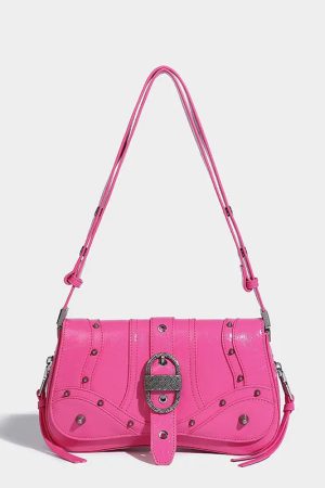 Quick Outfits, Modest Fashion Outfits Ideas Y2K Candy Belted Baguette Bag