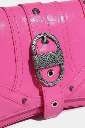 Quick Outfits, Modest Fashion Outfits Ideas Y2K Candy Belted Baguette Bag