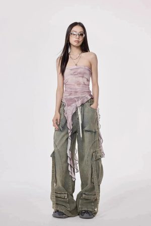 Quick Outfits, Modest Fashion Outfits Ideas Y2K Cargo Jeans