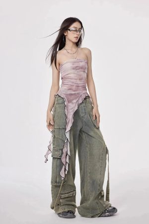 Quick Outfits, Modest Fashion Outfits Ideas Y2K Cargo Jeans