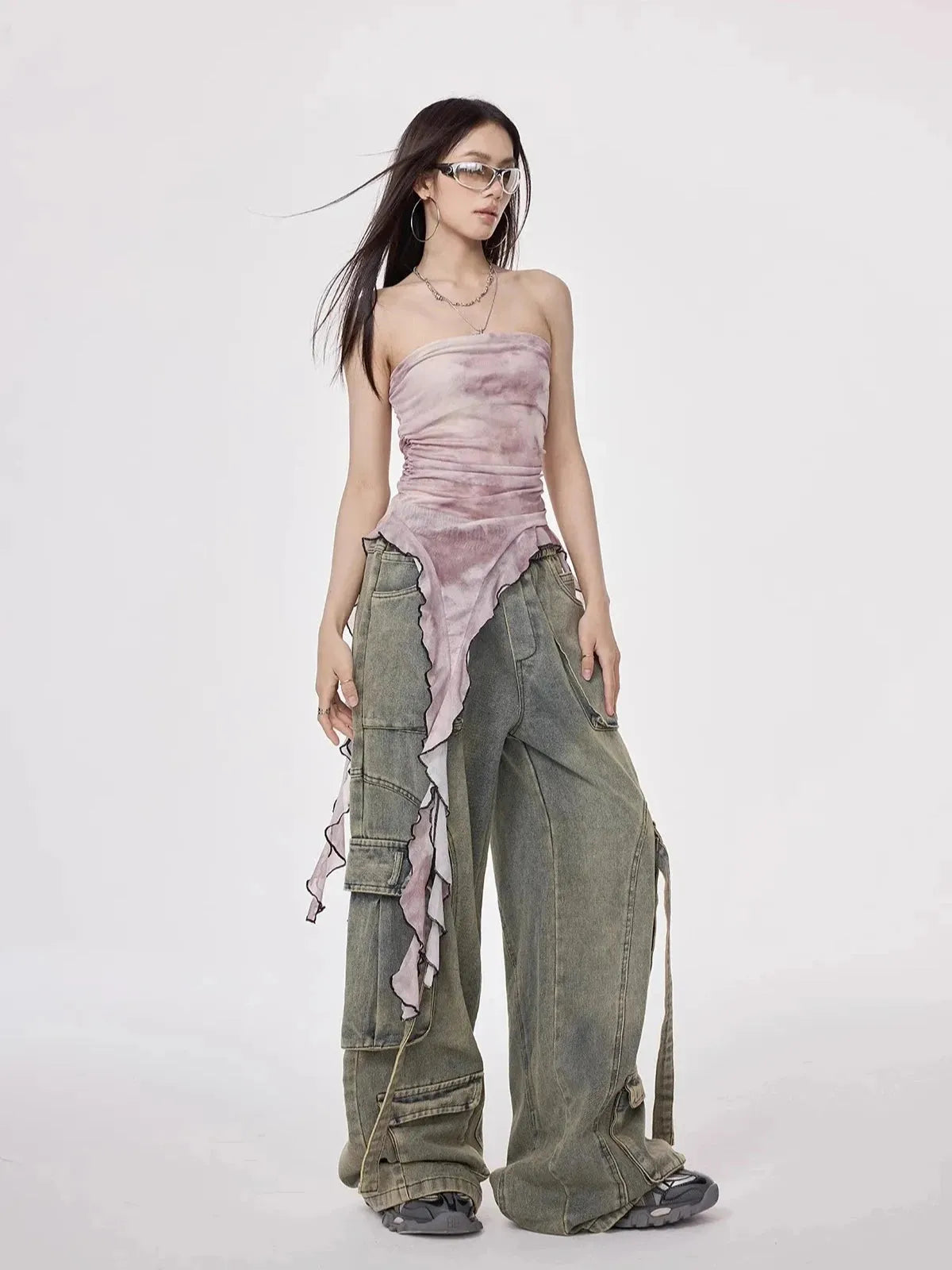Quick Outfits, Modest Fashion Outfits Ideas Y2K Cargo Jeans Quick Outfits, Modest Fashion Outfits Ideas Y2K Cargo Jeans