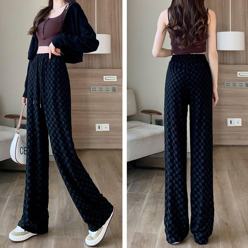 Quick Outfits, Modest Fashion Outfits Ideas Y2K Checkered Sweatpants Quick Outfits, Modest Fashion Outfits Ideas Y2K Checkered Sweatpants