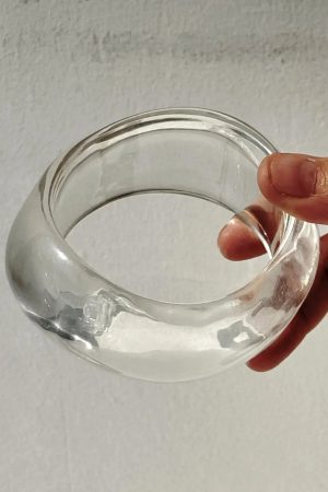 Quick Outfits, Modest Fashion Outfits Ideas Y2K Clear Resin Bracelet