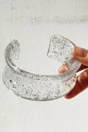 Quick Outfits, Modest Fashion Outfits Ideas Y2K Clear Resin Bracelet