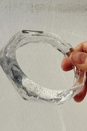 Quick Outfits, Modest Fashion Outfits Ideas Y2K Clear Resin Bracelet