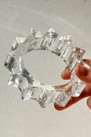 Quick Outfits, Modest Fashion Outfits Ideas Y2K Clear Resin Bracelet