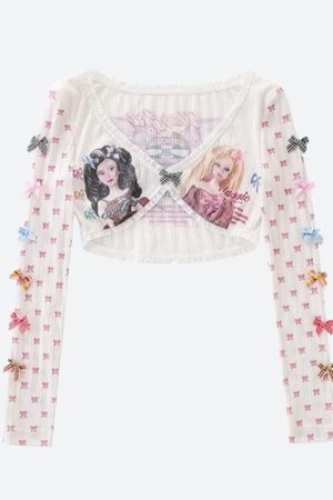 Quick Outfits, Modest Fashion Outfits Ideas Y2K Coquette Barbie Crop Top