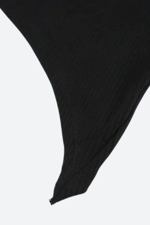 Quick Outfits, Modest Fashion Outfits Ideas Y2K Corduroy Asymmetric Crop Top